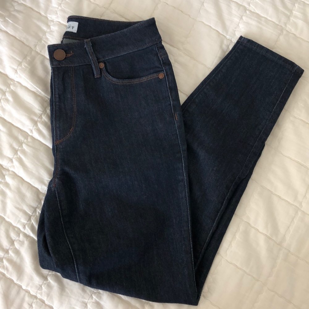 LOFT Curvy High Waist Skinny Ankle Jeans (25 P)